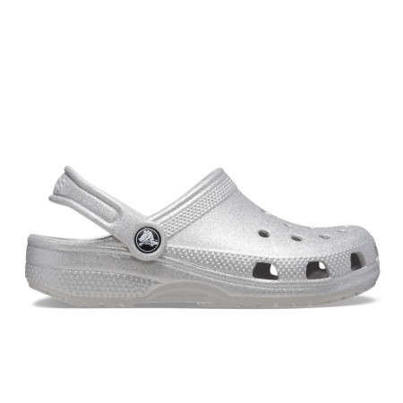 Crocs Παιδικά Σαμπό Θαλάσσης Classic Clog T Ασημί 206992